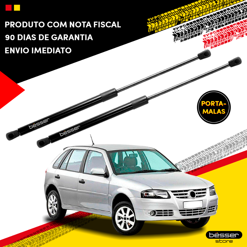 Par Amortecedor Tampa Traseira Vw Gol G2 G3 G4 Pistão a Gás Tampa Porta Malas Gol G2 G3 G4 em Oferta na Shopee