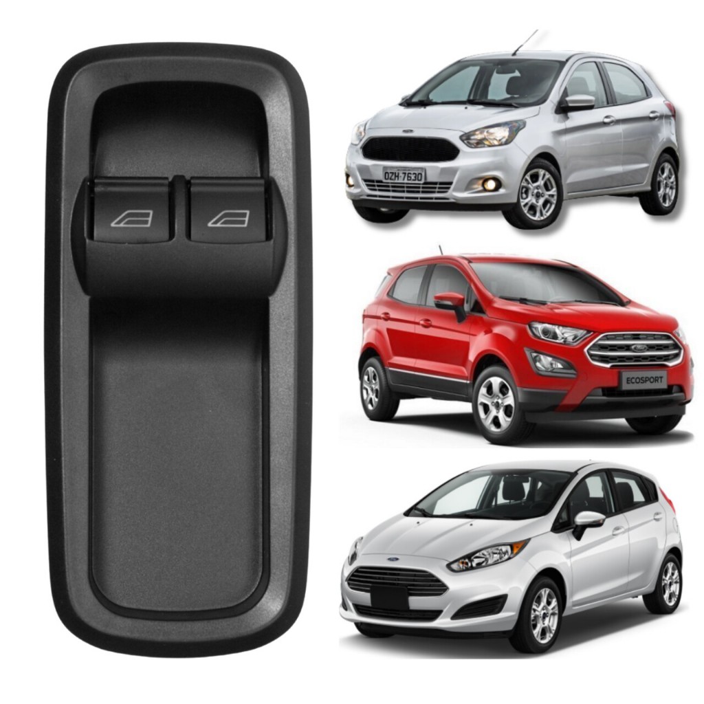 BOTÃO INTERRUPTOR VIDRO ELÉTRICO FORD KA 2014/2017 NEW FIESTA em Oferta na Shopee