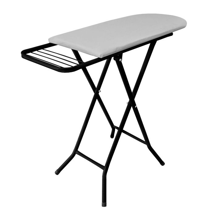 Imagem Tabua de Passar Roupa 3 Andares Técido Térmico Dobravel Extra Forte Com Porta Ferro