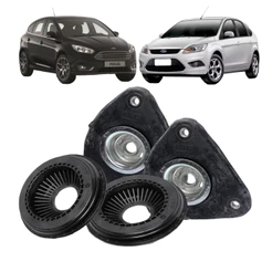 Kit Coxim Com Rolamento Dianteiro Focus 2009 A 2019 Original Ford