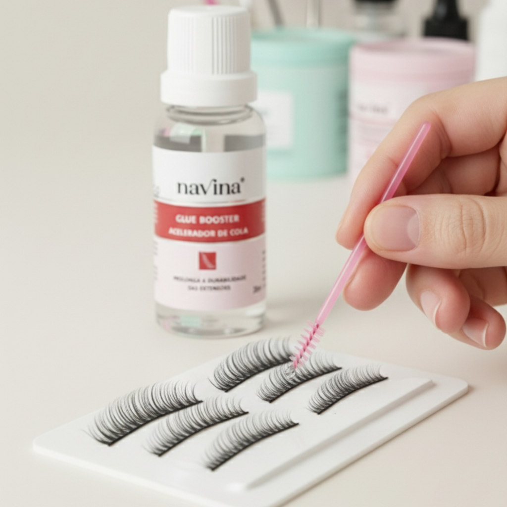 Acelerador Secagem De Cola Navina Glue Booster 20ml Vermelho