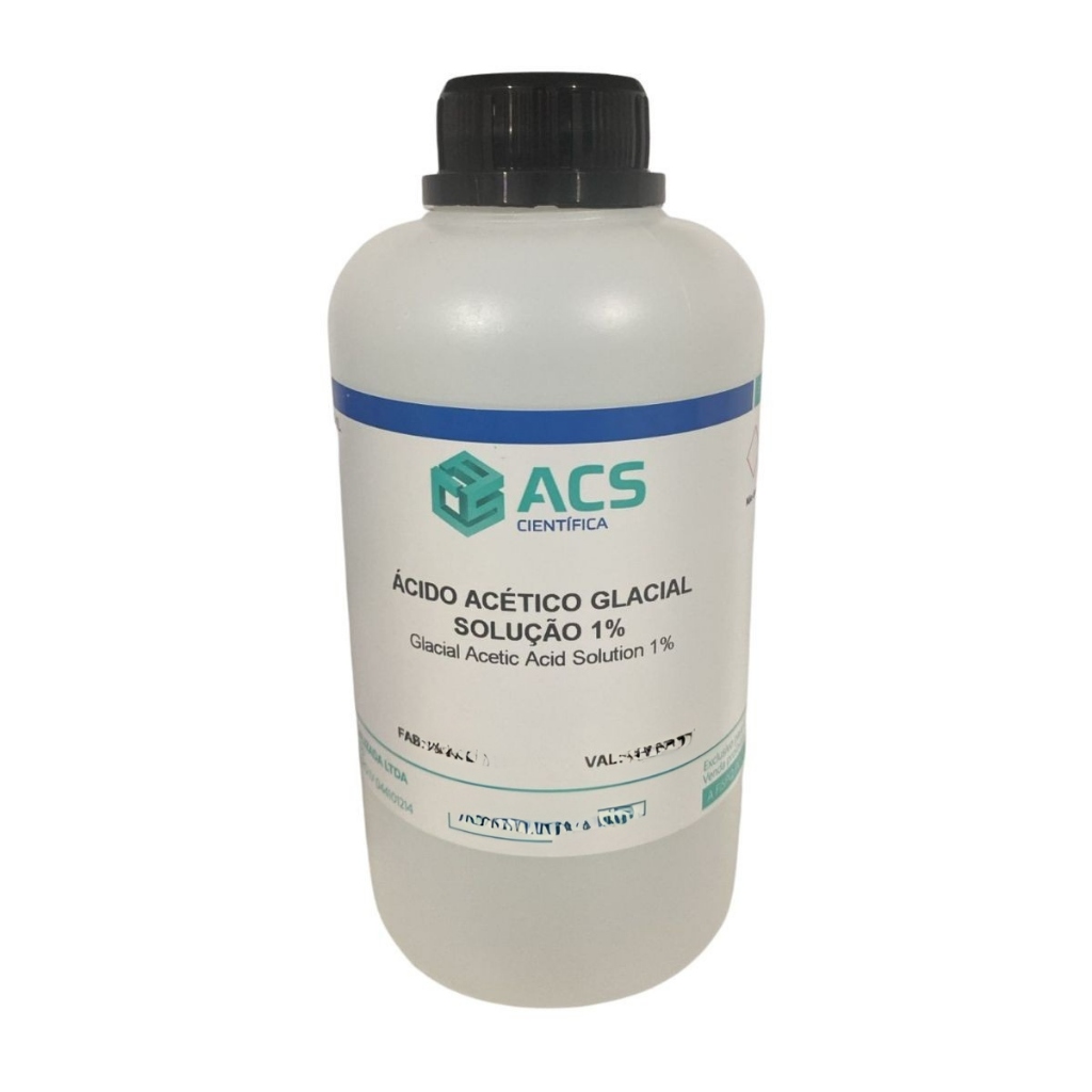 SOLUÇÃO ACÉTICO 1% - FRASCO 1 LITRO em Oferta na Shopee