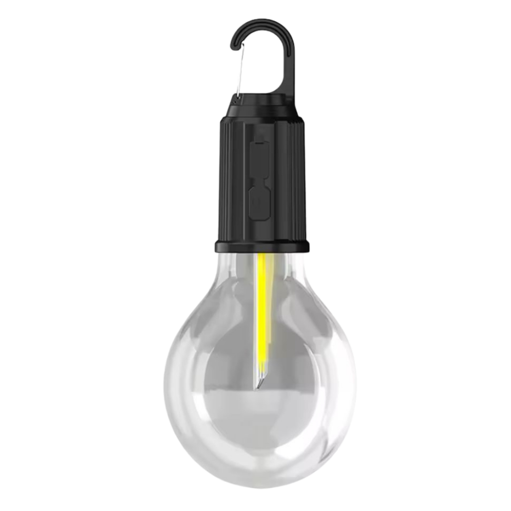 Lâmpada Camping Recarregável Usb Com Gancho Portátil Led Acampamento Pesca Barraca