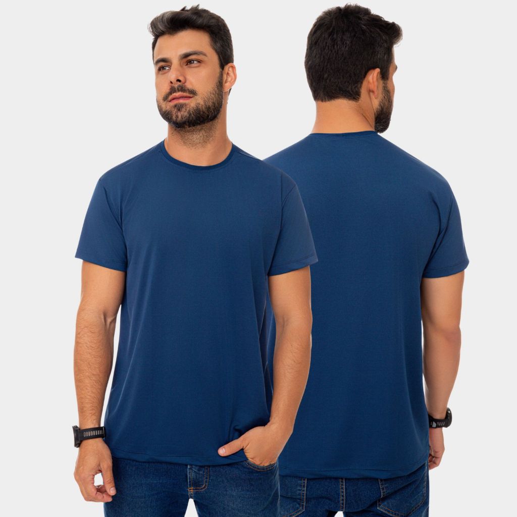 Camisa Camiseta Blusa Dry Fit Esportiva Corrida Treino Academia Exercício Leve Proteção UV Solar Manga Curta Masculina