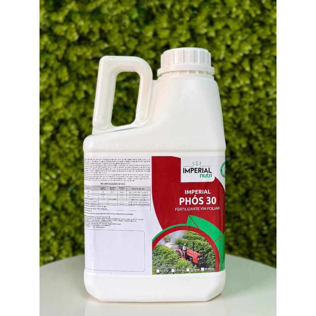 Adubo Fósforo Phós 30% Fosforo Liquido - 5 Litros Imperial Nutri