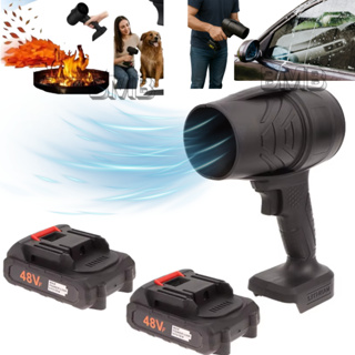 Soprador Turbo Portátil USB Recarregável 2 Baterias Bivolt forte 48V em Oferta na Shopee