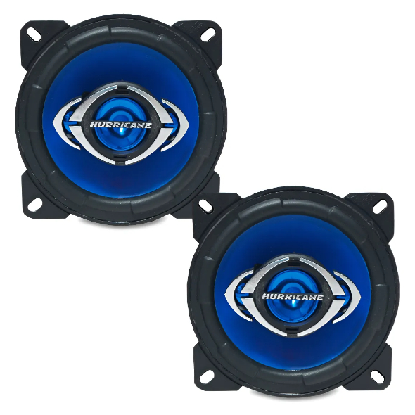 Par Alto-Falante 4" Hurricane 55W RMS Quadraxial em Oferta na Shopee