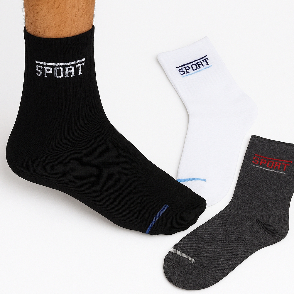 Kit Pares de Meias Longa Adulto Masculina Cano Alto em Oferta na Shopee