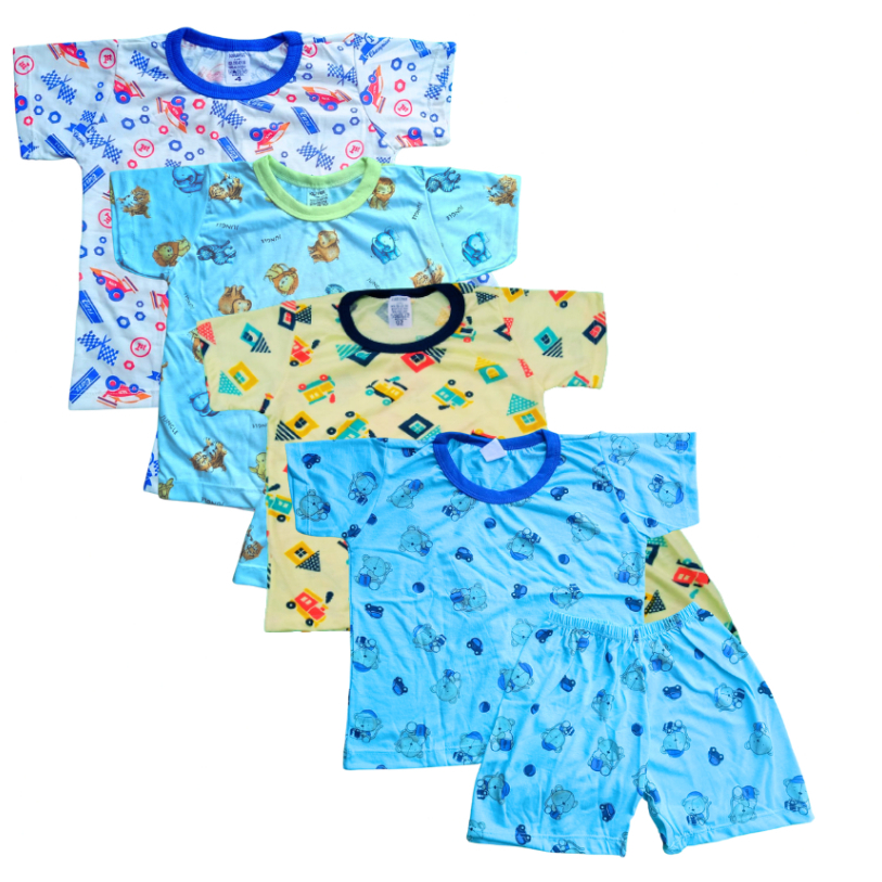 Pijama Infantil Meninos Manga curta e Bermuda Qualidade 1 A 12 ANOS