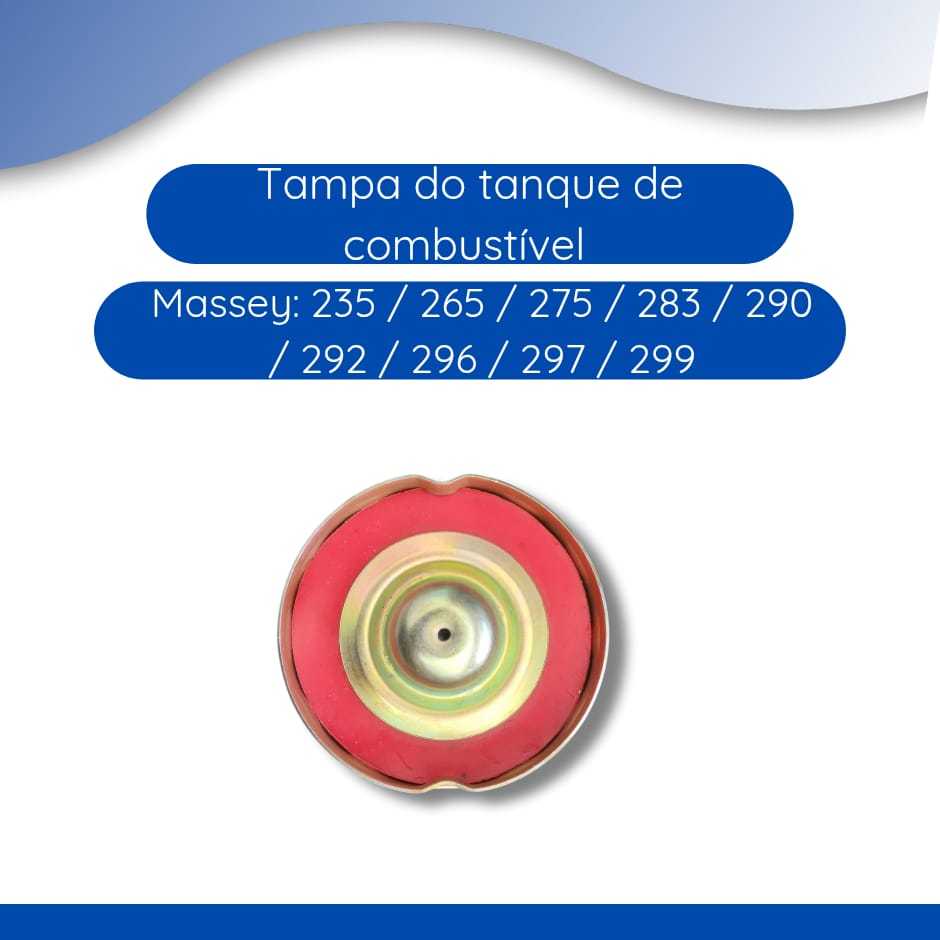 Tampa do Tanque de Combustível do Massey Ferguson 235/265/275/283/290/292/296/297/299