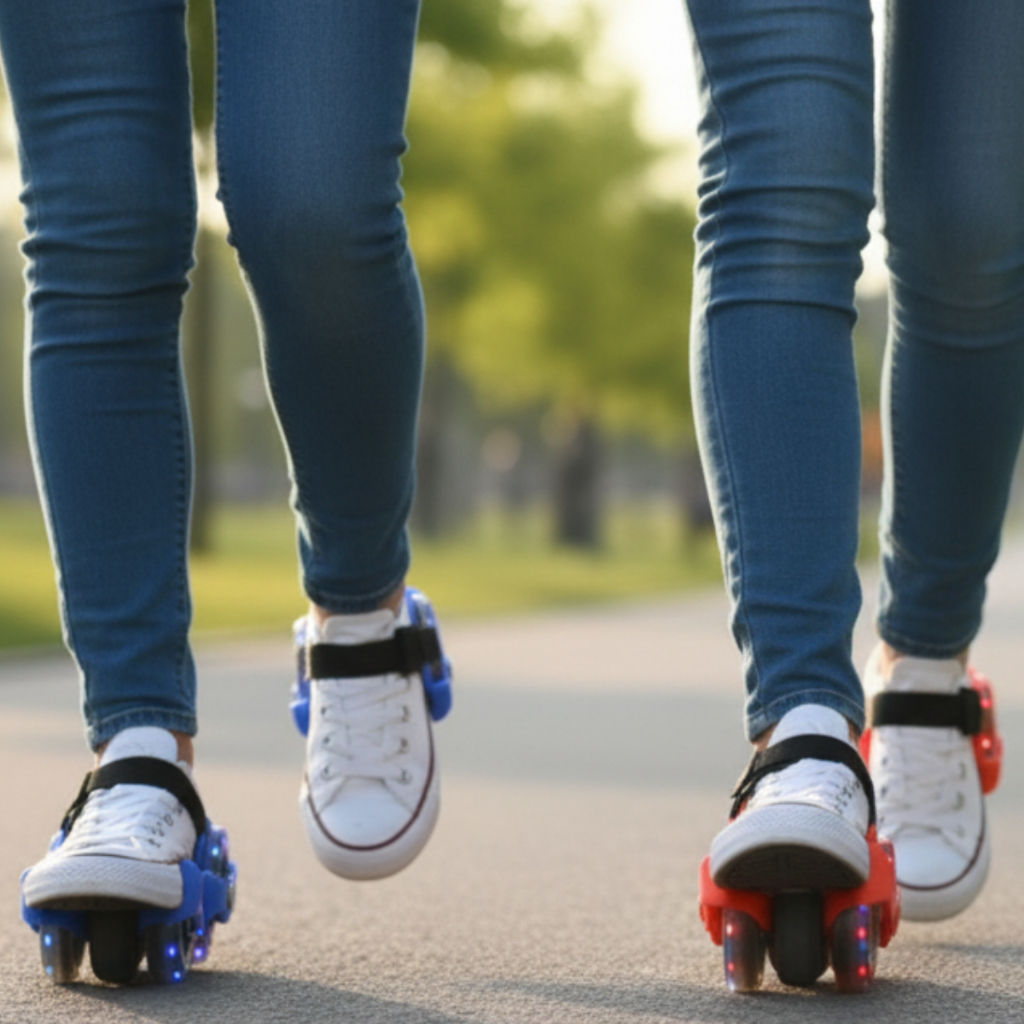 Patins Adaptador Para Tênis Com Led Rodinhas Bh Store