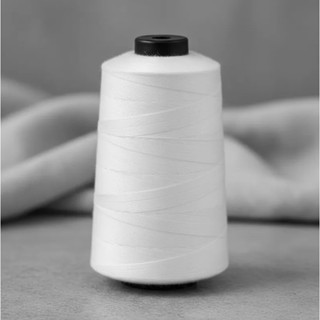 Linha branca de costura reta 10 mil metros doméstica profissional para confecção d roupas resistente em Oferta na Shopee