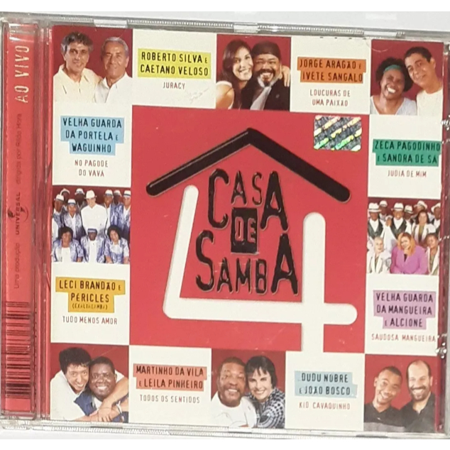 Cd Casa De Samba Ao Vivo Vol. 4 Pagode Estado De Novo