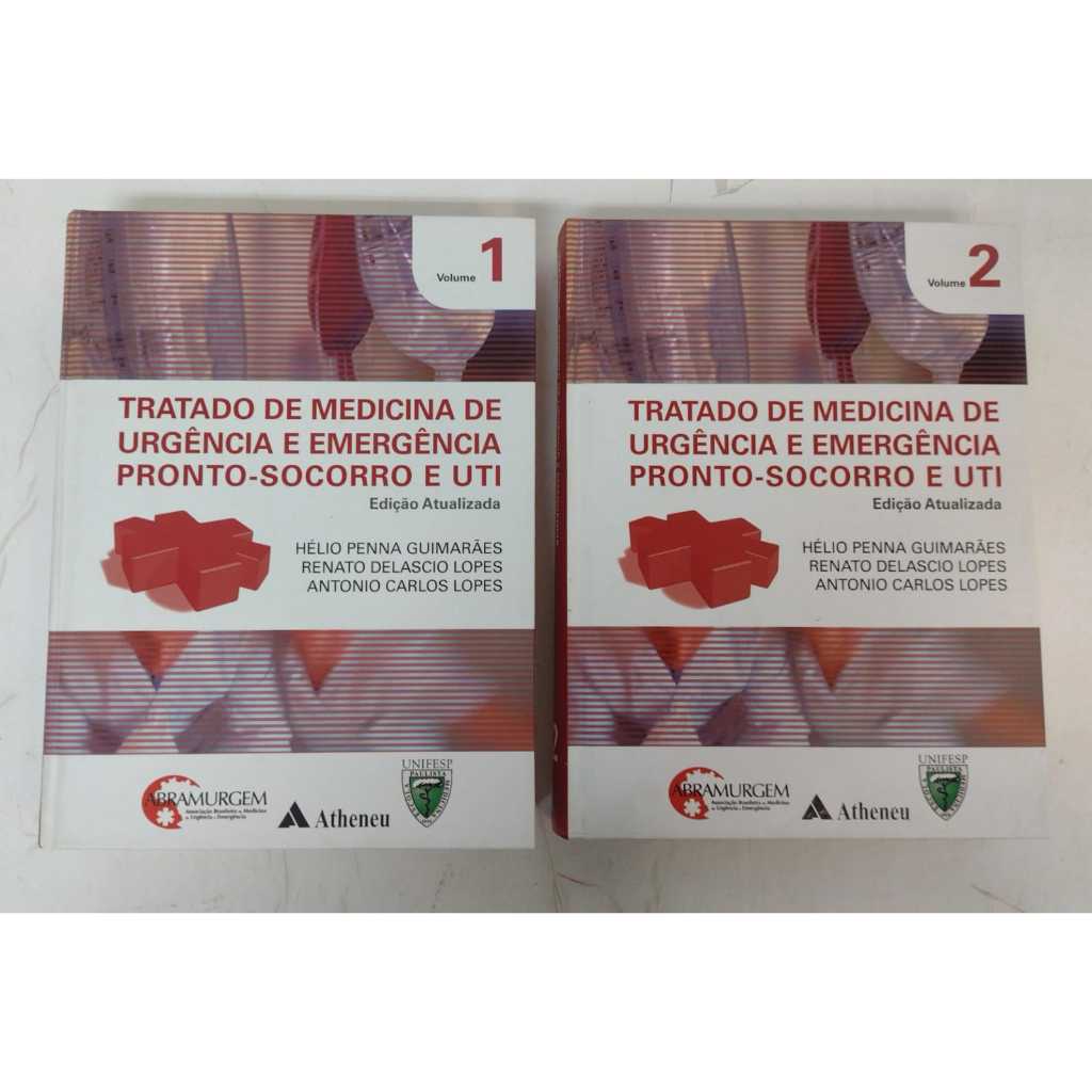 Combo Tratado de Medicina de Urgência e Emergência Pronto-Socorro e UTI (2 volumes) - V9711
