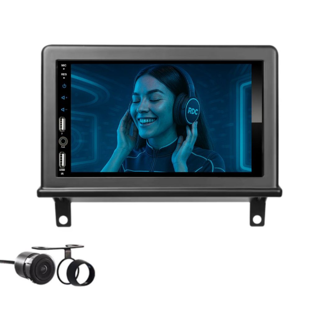 Kit Multimidia Mp5 2 Din Carplay e Android Auto Espelhamento Corsa Classic Hatch Sedan G1