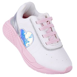 Tênis Infantil Casual Feminino Worldcolors Escolar Confortável - Branco em Oferta na Shopee