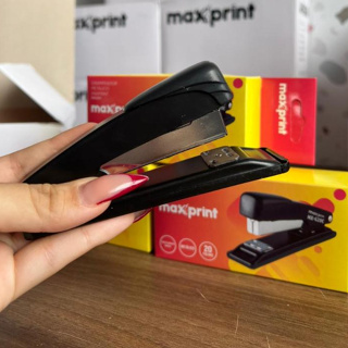 Grampeador Metálico Pequeno MXG20C Maxprint 20 Folhas Escritório Escolar em Oferta na Shopee