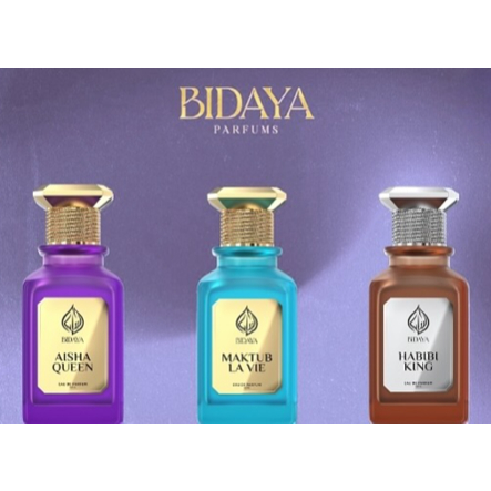 Perfumes Árabes Habibi King, Maktub La Vie, Aisha Queen Bidaya | Original