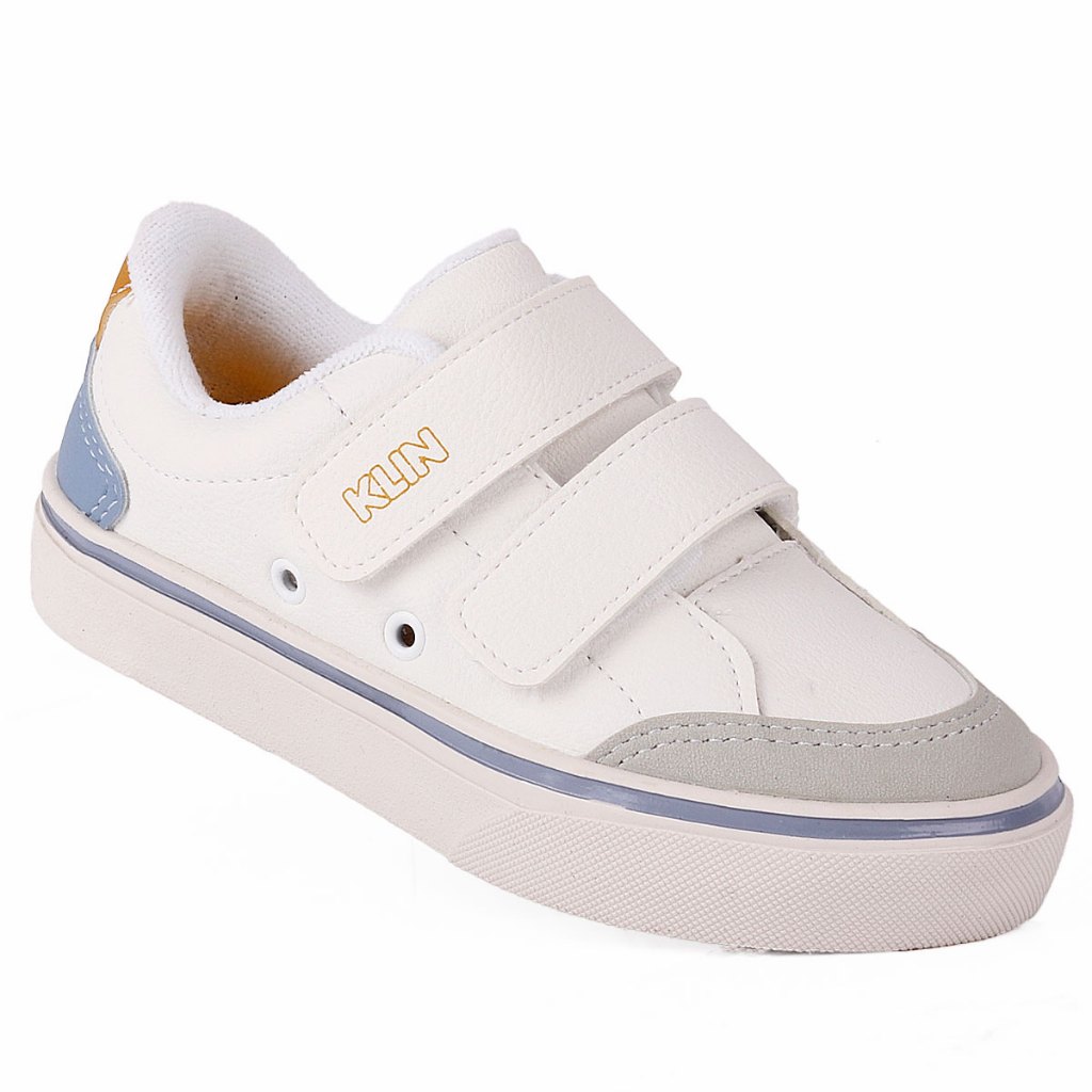 Tenis Infantil Menino Casual FreeStyle KLIN  - Branco em Oferta na Shopee