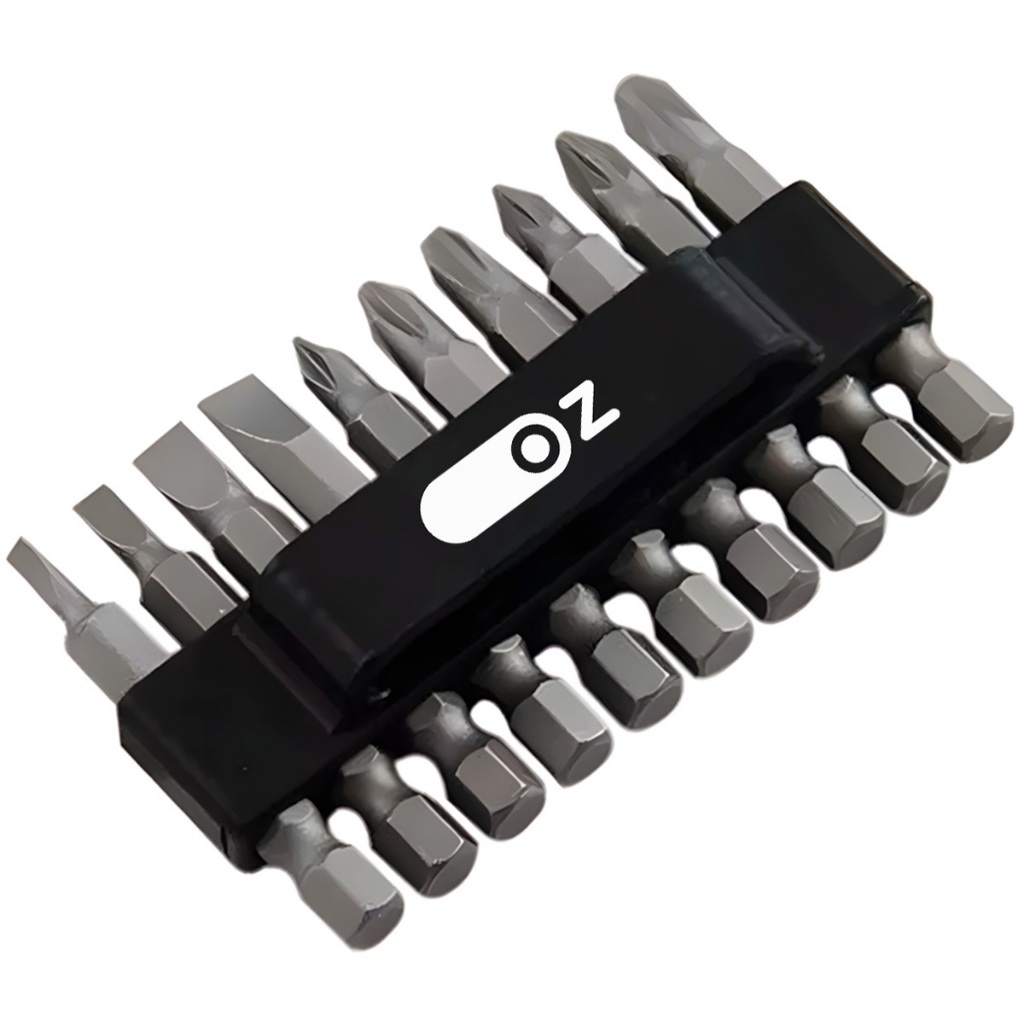 Jogo De Bits Ponteiras Profissional Sextavado 1/4 10 Pçs De Aço Cromo Vanádio Oz em Oferta na Shopee