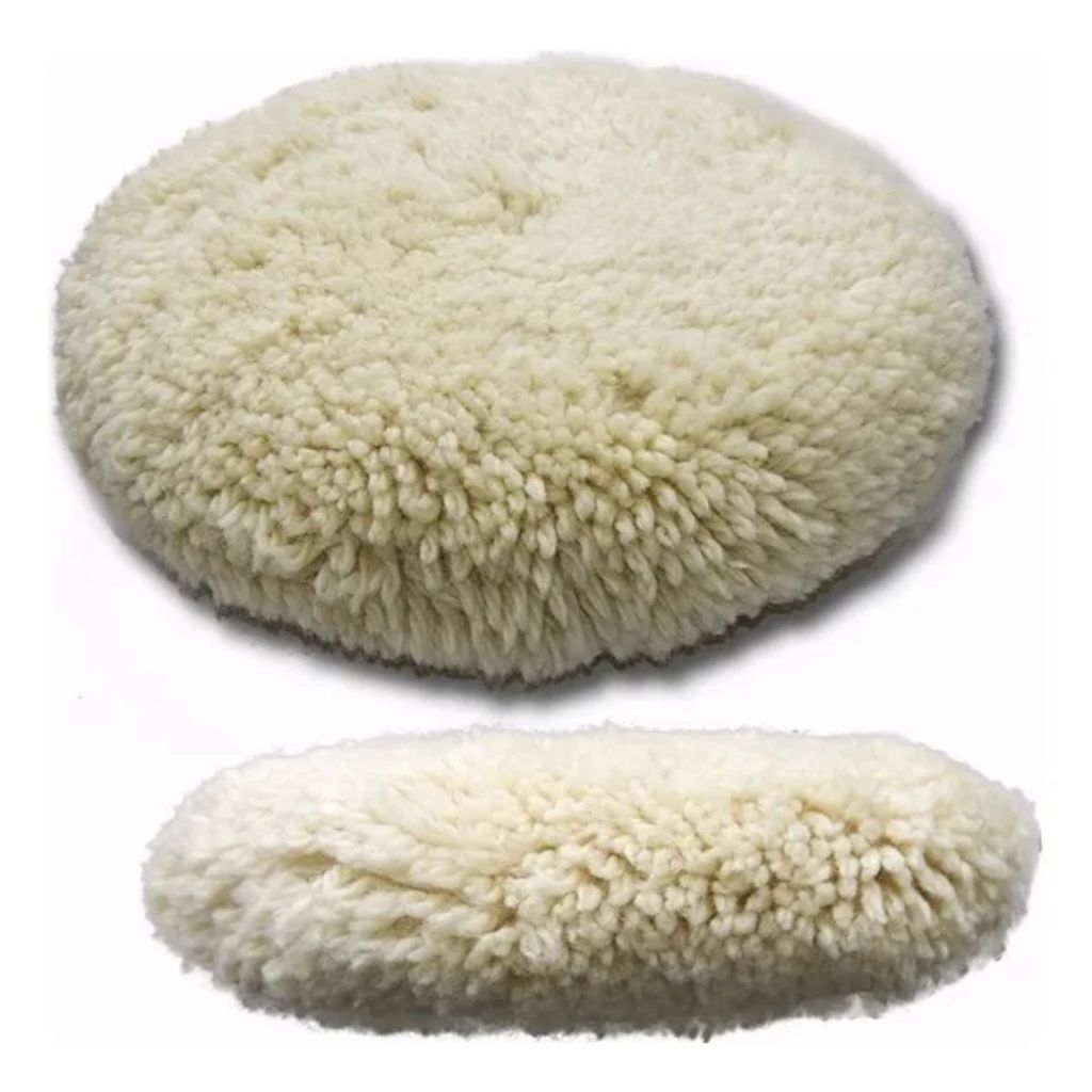 Boina Dupla Face Para Polimento De Lã Agressiva 8 Polegadas Alta Qualidade Envio Imediato