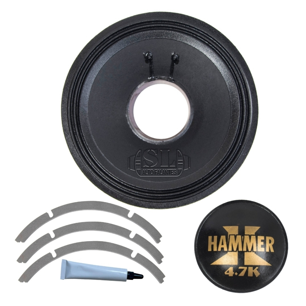 Kit Reparo Sl Compatível Com Eros Hammer 4.7 12 pol 4 ohms