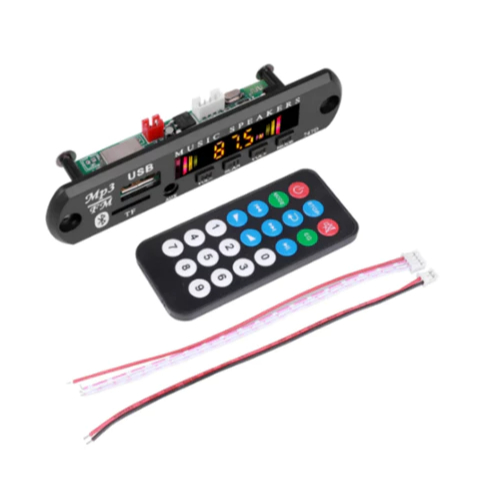 Placa Decodificadora Sem Fio Bluetooth 5.0 DC 12V MP3 WMA Módulo De Áudio USB TF Rádio em Oferta na Shopee