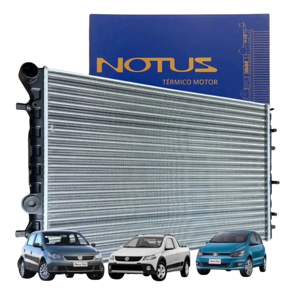 Radiador Para Volksvagen Gol Saveiro Spacefox Voyage Polo Com Ar Radiador Novo Original Notus em Oferta na Shopee