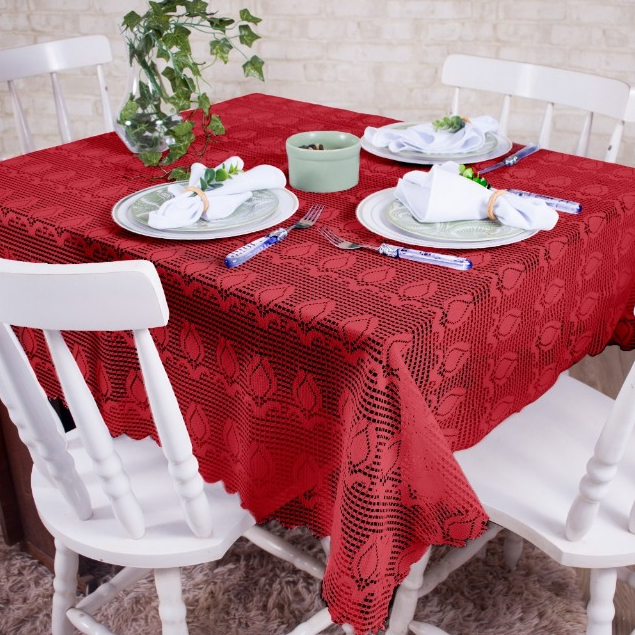 Toalha de mesa renda QUADRADA 1,40 x 1,40 cm cozinha