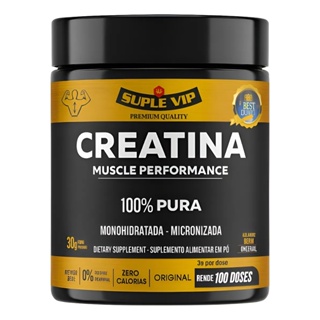 Creatina 100% Pura Monohidratada Micronizada 300g com laudo – 100 Doses (Sem Sabor) em Oferta na Shopee