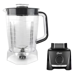 Copo Jarra Compativel Liquidificador Oster Power 1400 Full Oliq610 Preto