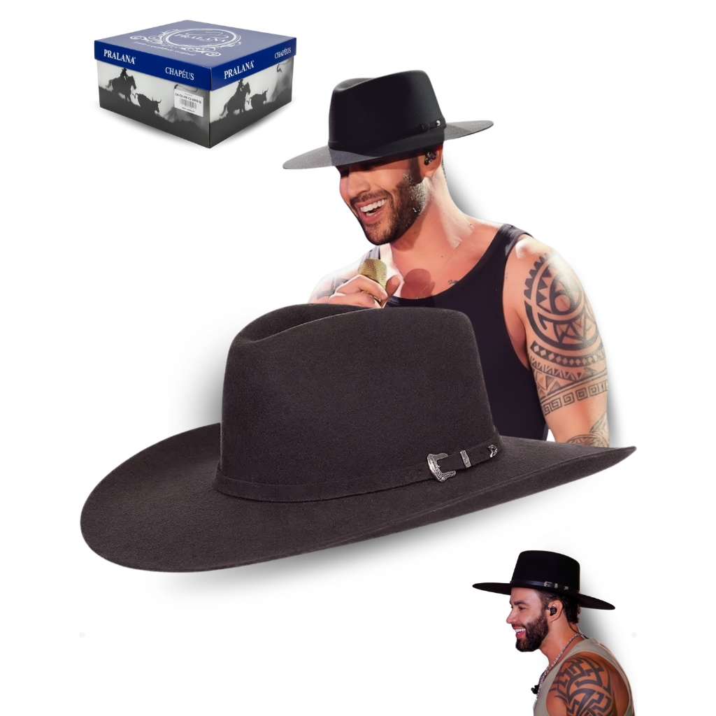 Chapéu Gustavo Lima Pralana - Comprar com Melhor Preço em Bonés, Chapéus e Toucas