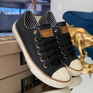 Tênis White Star Listrado Casual preto listra com branco Conforto e Estilo no Dia a Dia em Oferta na Shopee