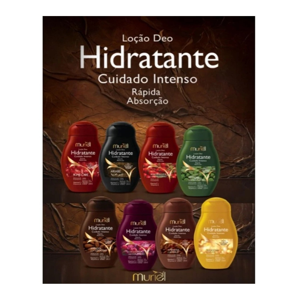 Loção Deo Hidratante Cuidado Intenso Muriel 200 ml -  A ESCOLHER