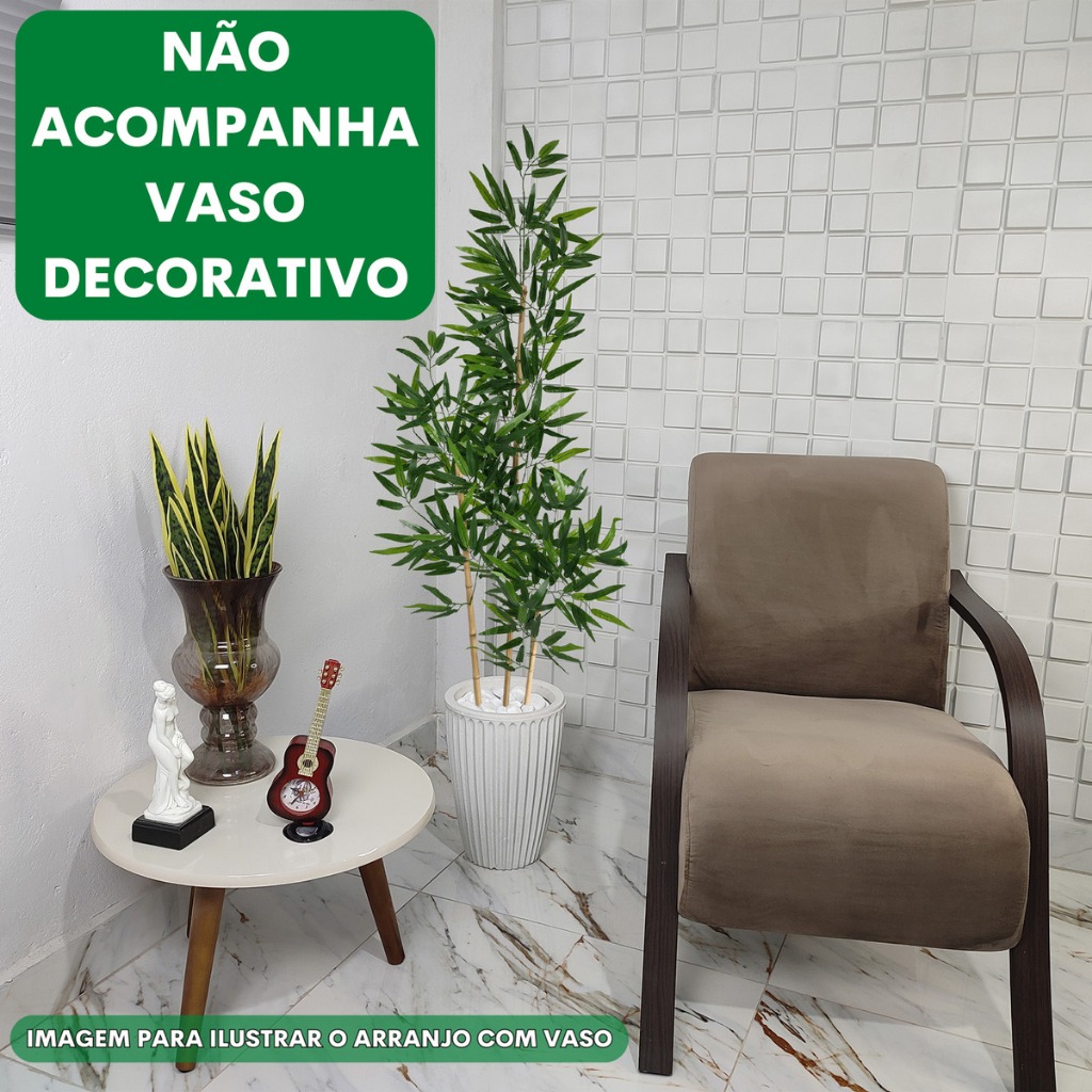 Kit 2 Bambu Artificial Mosso Japones 150cm Sem Vaso Decoração · foto 2