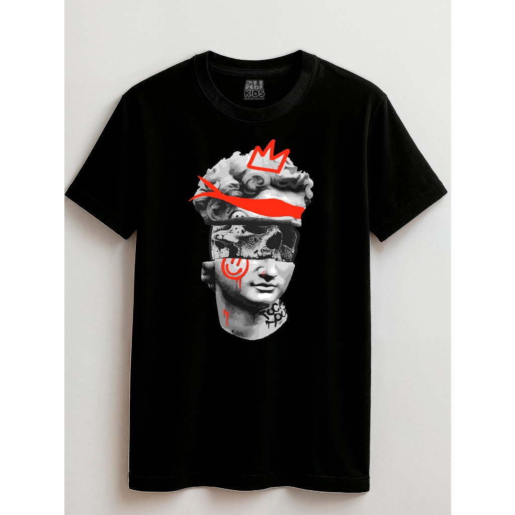 Camisa Angel Coroado Urban Juvenil e Infantil 2 ao 16 anos 100% Algodão