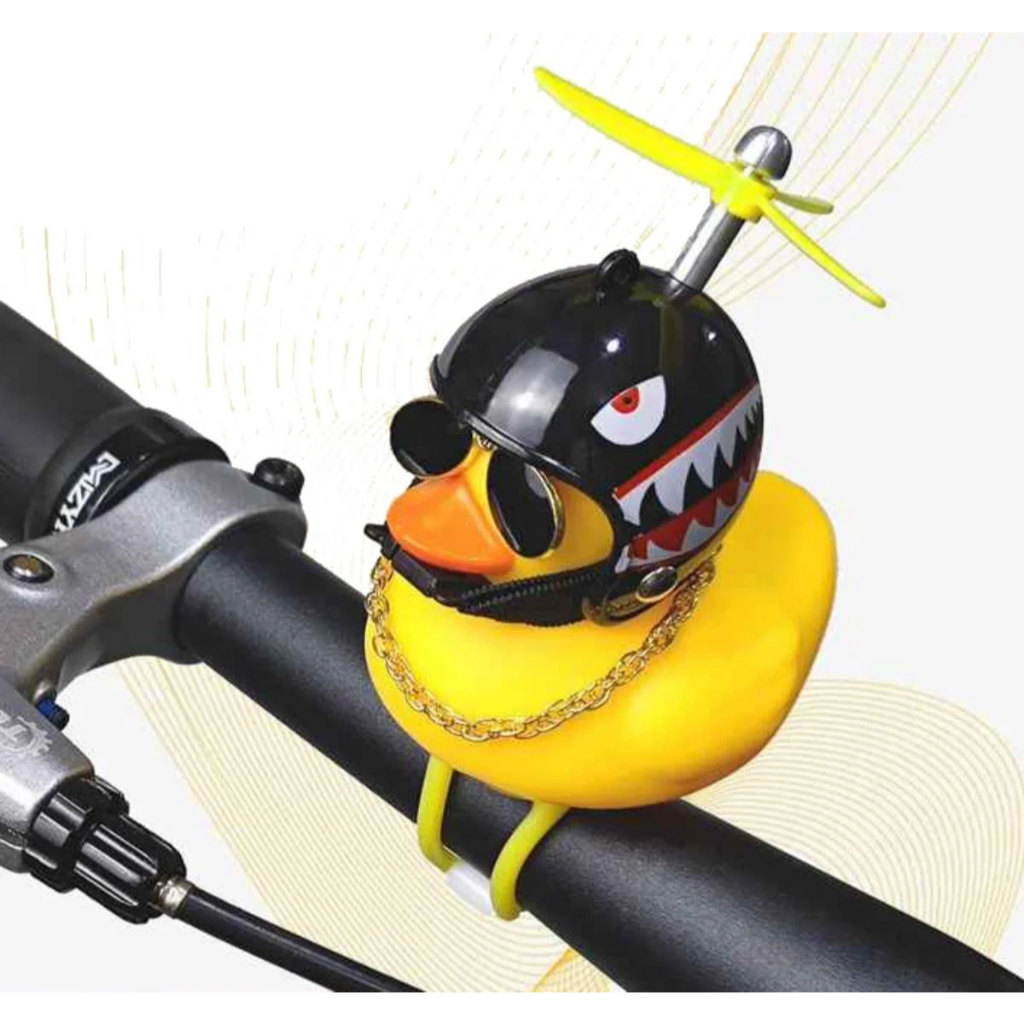 Detalhes do Patinho de Borracha Estiloso para Bicicleta e Moto