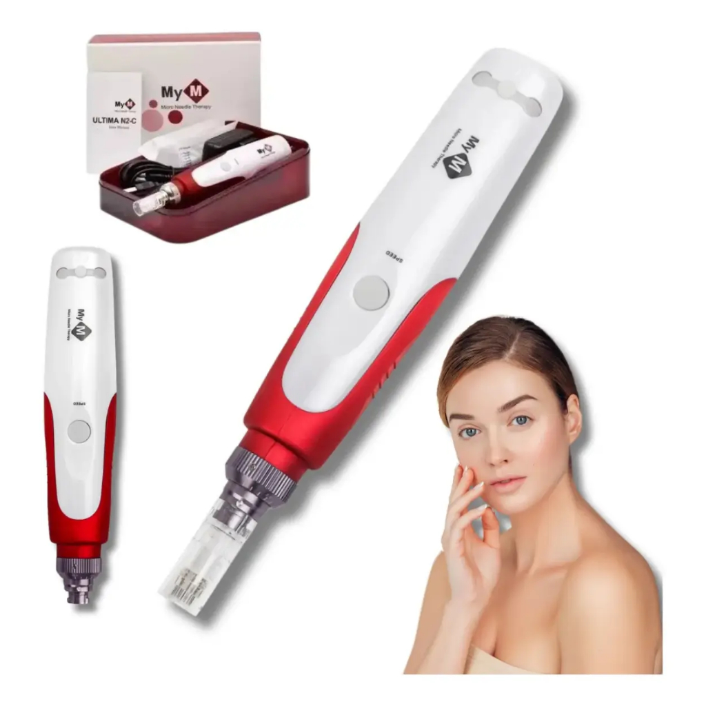 Dermapen Recarregavel MYM + 05 Cartuchos Caneta Microagulhamento