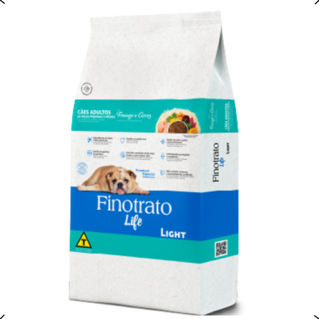 RAÇÃO FINOTRATO PRIME LIGHT ADULTO RAÇA PEQUENA 15KG em Oferta na Shopee