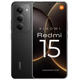 Smartphone Xiaomi Redmi 15 4G 6GB 8GB 128GB 256GB Tela 6,9" 144Hz,  Preto Cinza Roxo 7.000 mAh em Oferta na Shopee