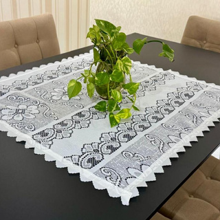 Toalha de Chá de Renda Mult Uso  0,80 x 0,75 cm  JCM em Oferta na Shopee