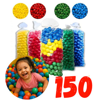 150/100/50  BOLINHA PLÁSTICA COLORIDA PARA PISCINA 76 mm