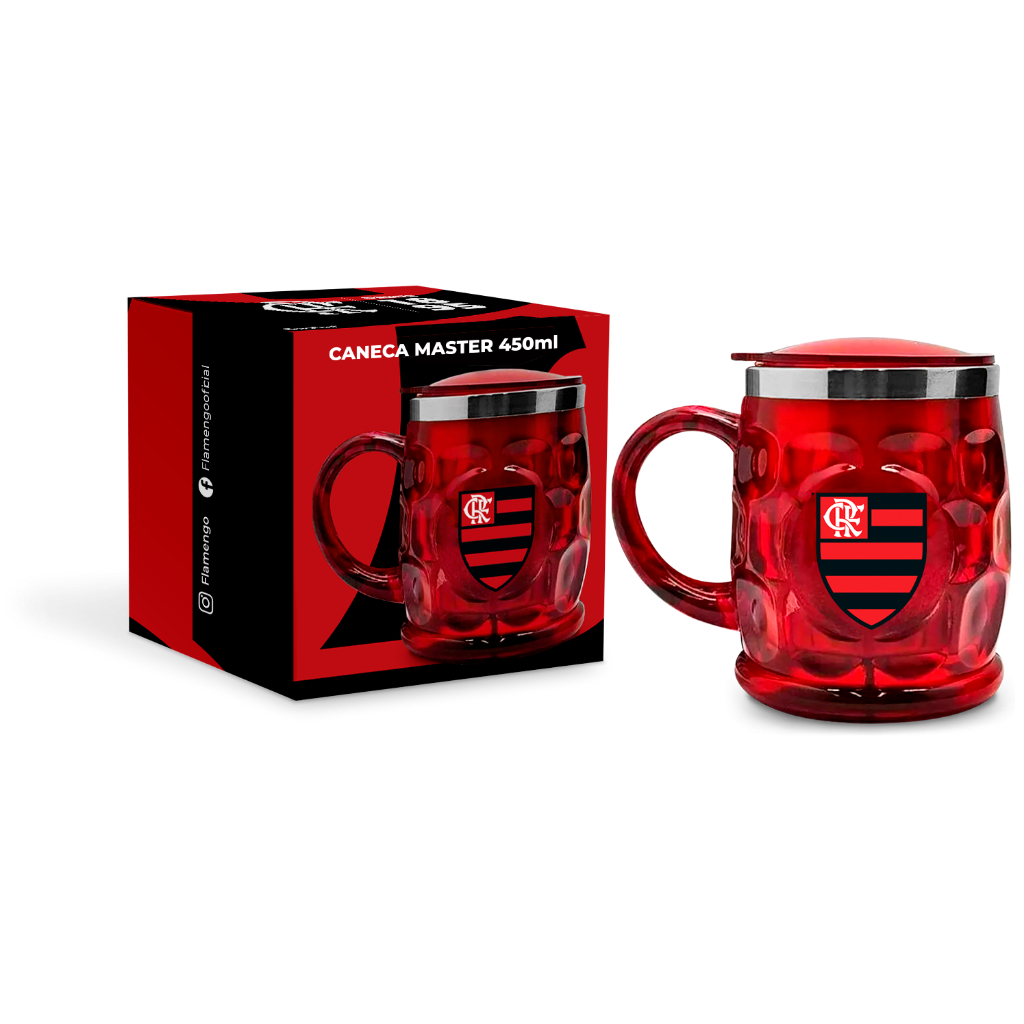 CANECA INOX MASTER 450ML FLAMENGO