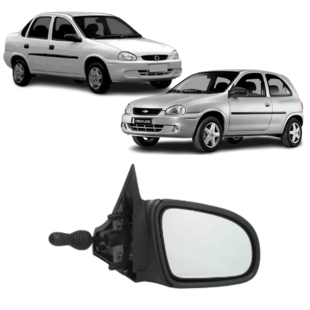 Retrovisor Corsa Wind Wagon Lado Esquerdo Com Controle 1995 1997 1999 2001Sedan Hatch Gm em Oferta na Shopee