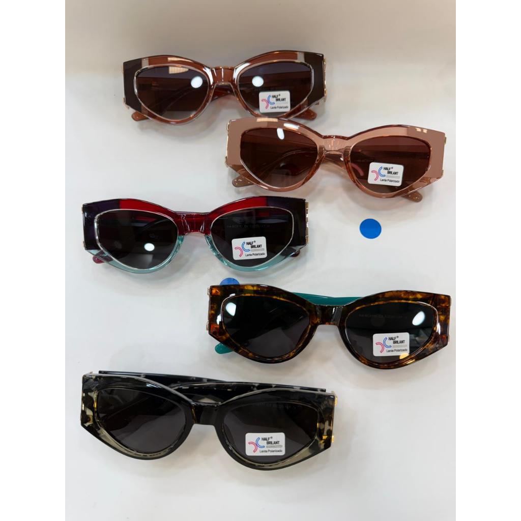 Óculos de Sol Gatinho Acetato (Placa) Animal Print - Lentes Polarizadas UV400 Alta Qualidade óculos de sol feminino