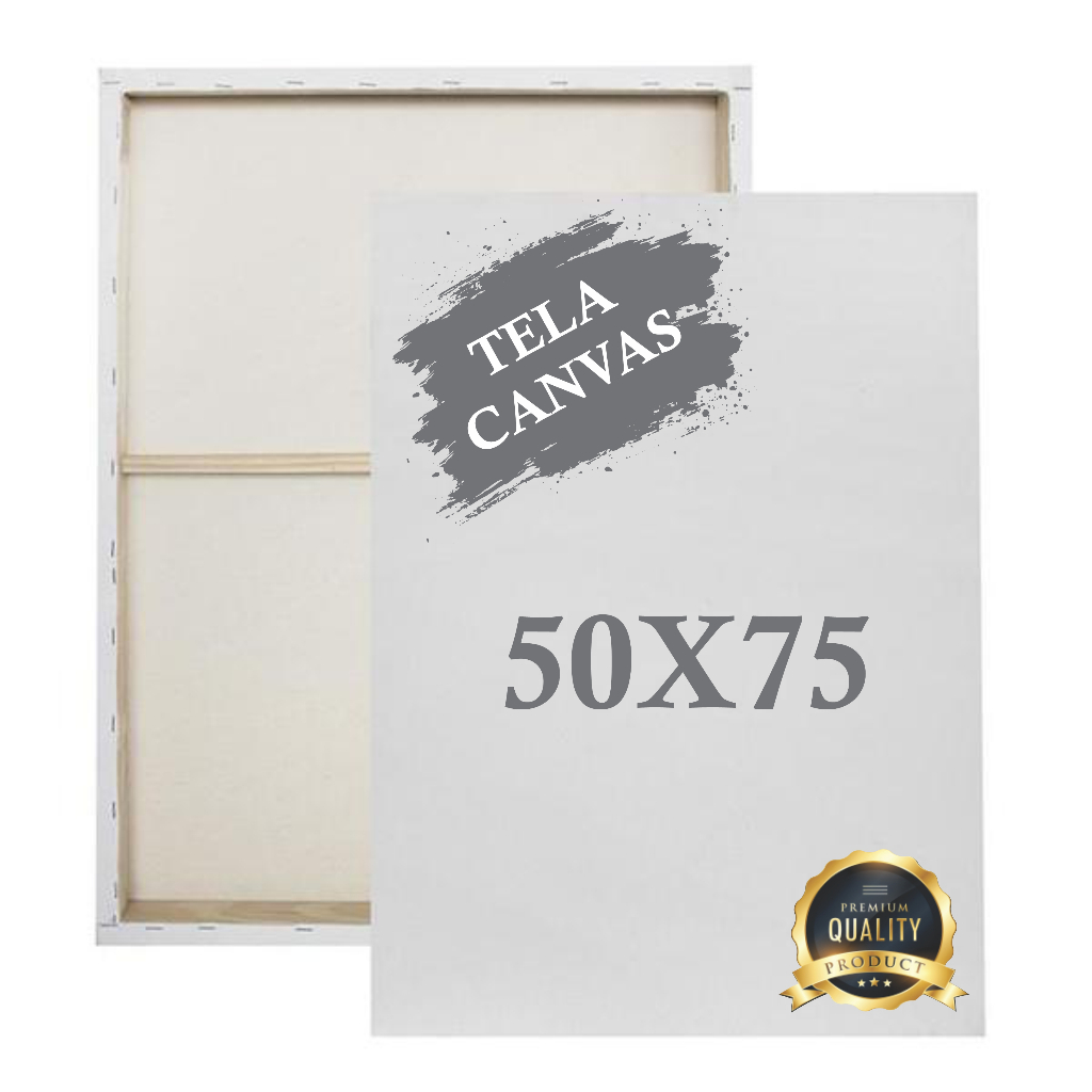 Tela Tecido Canvas pintura profissional 50x75cm unidade
