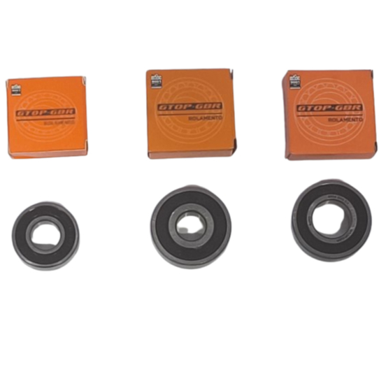 ROLAMENTO RODA TRASEIRA TITAN 160 E 150 KIT 3 PEÇAS