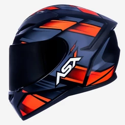 Capacete Moto Fechado ASX City Start Vermelho Brilho