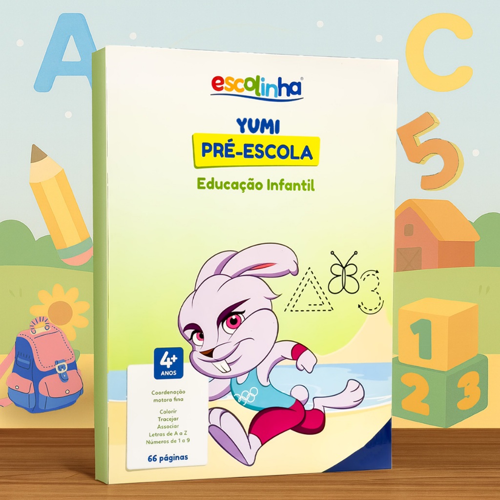Livro Infantil Educativo Educação Infantil Pré-Escola - Exercícios De Alfabetização, Coordenação Motora em Oferta na Shopee