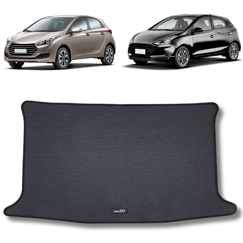 Tapete Borracha Porta Malas HB20 Hatch 2013 2014 2015 2016 2017 2018 2019 2020 2021 2022 em Oferta na Shopee